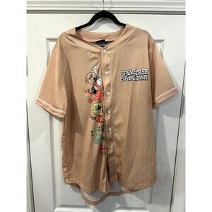 Official Nickelodeon SpongeBob SquarePants Baseball Jersey – Size Large